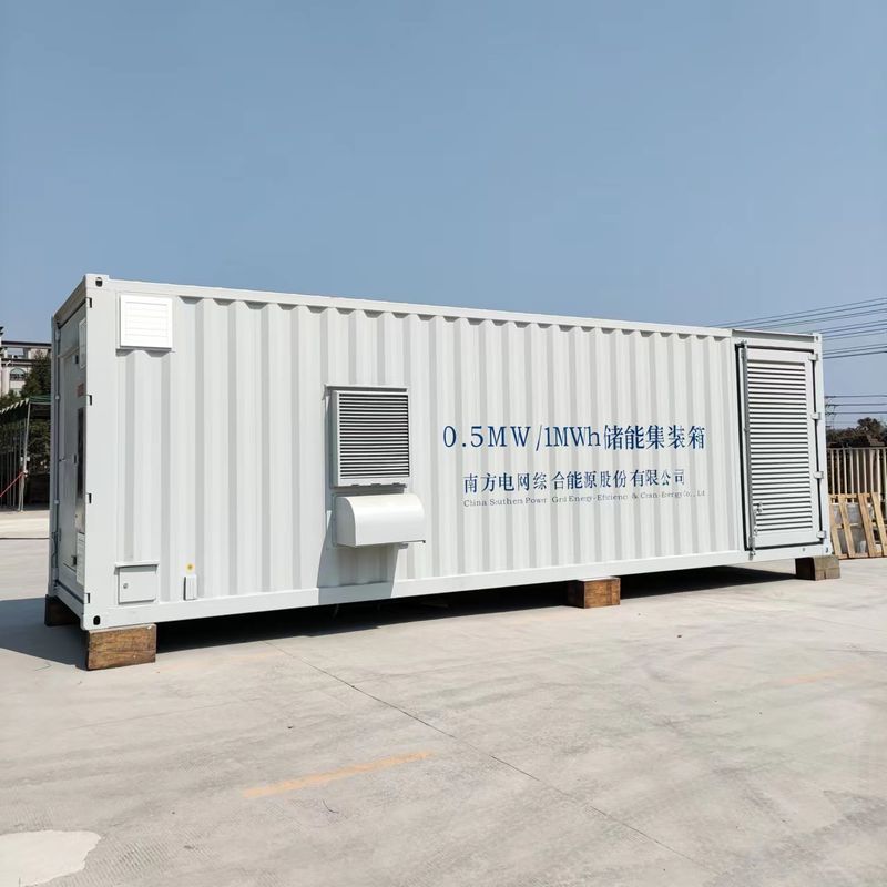 500 kW 1mw Outdoor Lithium Battery Storage System Solar Wind Energy Hybrid Inverter Microgrid Power Plant Voor Ind