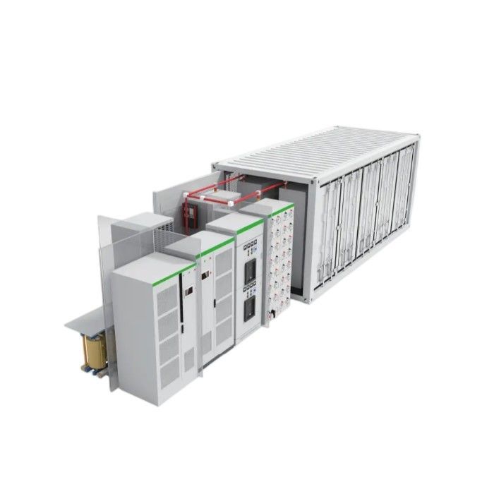 ESS 10 jaar Levensduur Buitenbatterijkas 1MWh 5MWh 10MWh 20ft 40ft Container Zonnebatterij Energieopslag Systeem