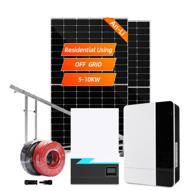 Zonne-energiesystemen 3KW 5KW 10KW 20KW 30KW On Grid Off Grid Hybride zonnepaneelsysteem voor thuis