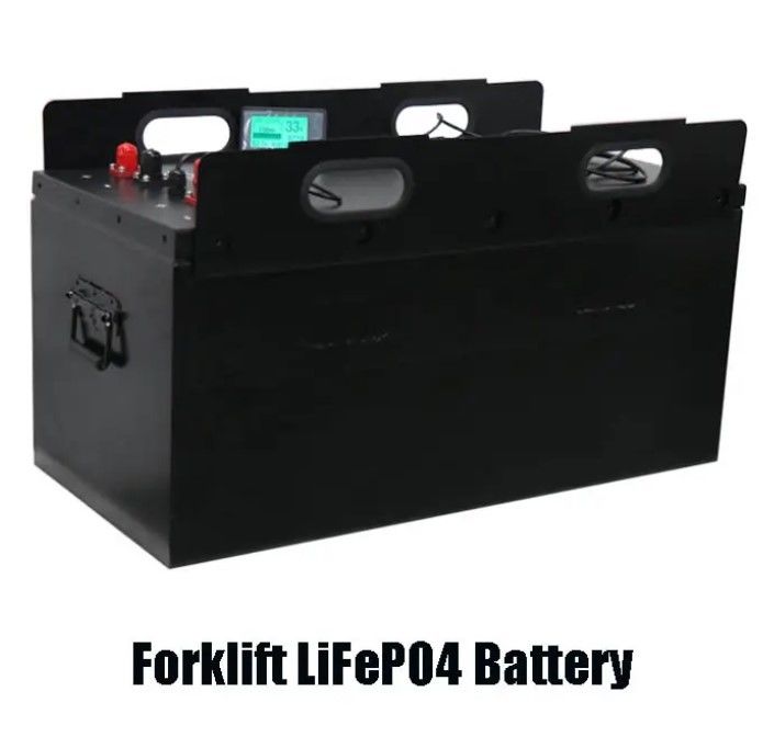 Op maat gemaakte lithium-ionbatterij met een diepe cyclus, hoge kracht 24V 48V 300Ah LiFePO4 vorkliftbatterij