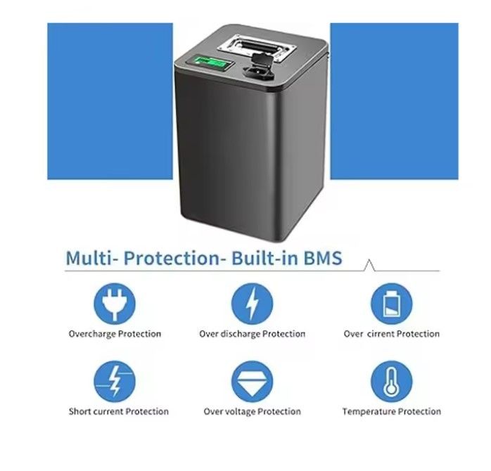 72 Volt Lifepo4 Batterij Pack 72v 20ah 30ah 40ah 50ah 60ah Lithium Ion Batterij Voor Elektrische Fiets Ebike Scooter Motor