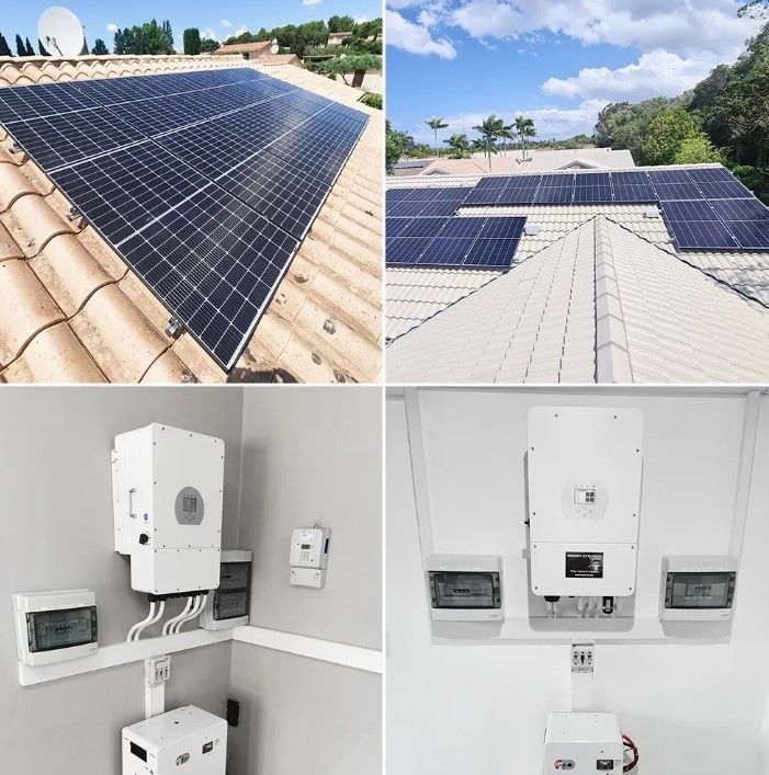 Berging 10000W Zonne-energiesysteem 120v 240v Split Phase 8KW 10KW 20KW 30KW 50KW Zonne-energiesysteem 10KW Hybride