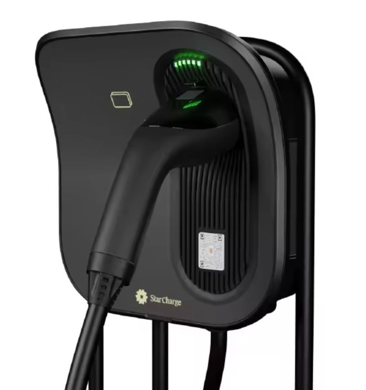 Smart Fast Weatherproof Outdoor Portable EV Car AC Charging Stack met batterij Muuropgeladen oplaadstations Gratis Stand