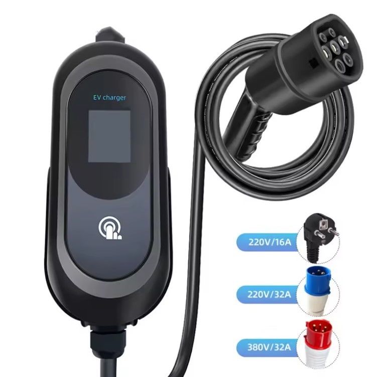 Smart Fast Weatherproof Outdoor Portable EV Car AC Charging Stack met batterij Muuropgeladen oplaadstations Gratis Stand