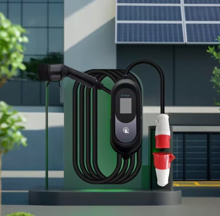 Smart Fast Weatherproof Outdoor Portable EV Car AC Charging Stack met batterij Muuropgeladen oplaadstations Gratis Stand