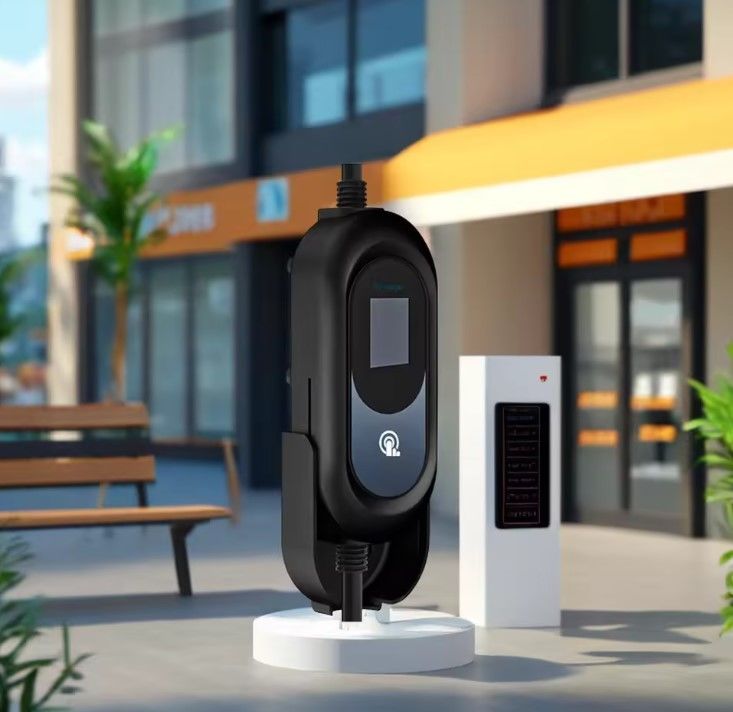 Smart Fast Weatherproof Outdoor Portable EV Car AC Charging Stack met batterij Muuropgeladen oplaadstations Gratis Stand